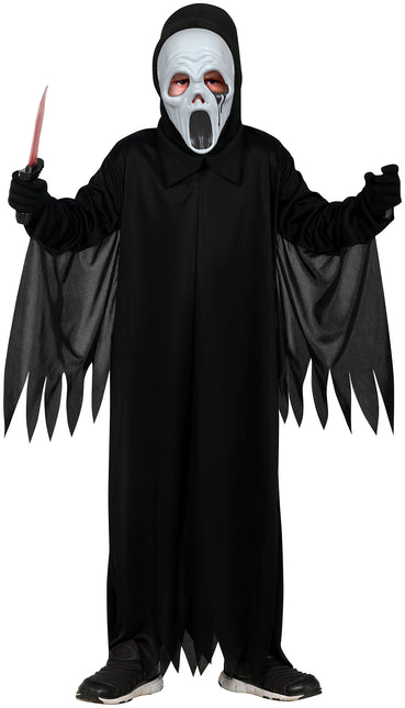 Costume di Halloween da fantasma nero per bambini
