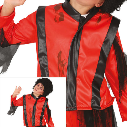 Costume di Halloween da ragazzo che balla con gli zombie