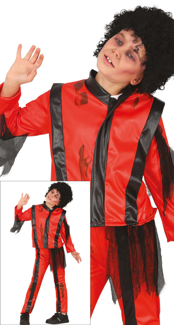 Costume di Halloween da ragazzo che balla con gli zombie
