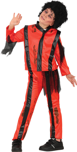 Costume di Halloween da ragazzo che balla con gli zombie