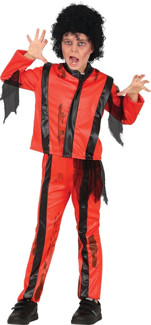 Costume di Halloween da ragazzo che balla con gli zombie