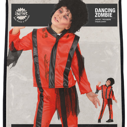 Costume di Halloween da ragazzo che balla con gli zombie