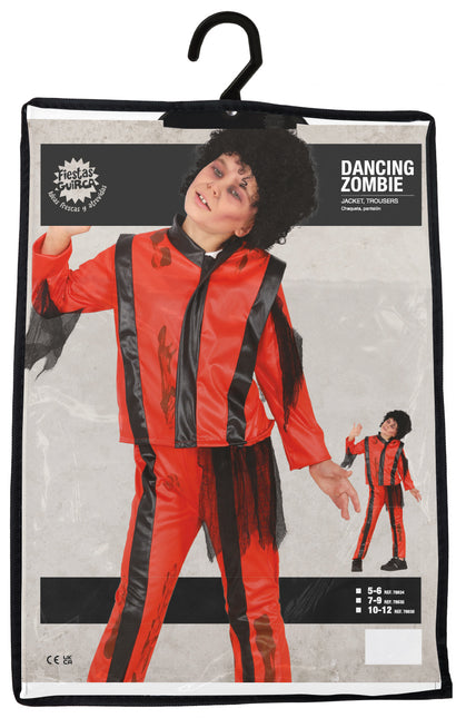 Costume di Halloween da ragazzo che balla con gli zombie