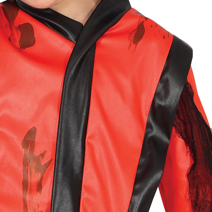 Costume di Halloween da ragazzo che balla con gli zombie