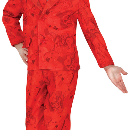 Costume di Halloween da ragazzo rosso