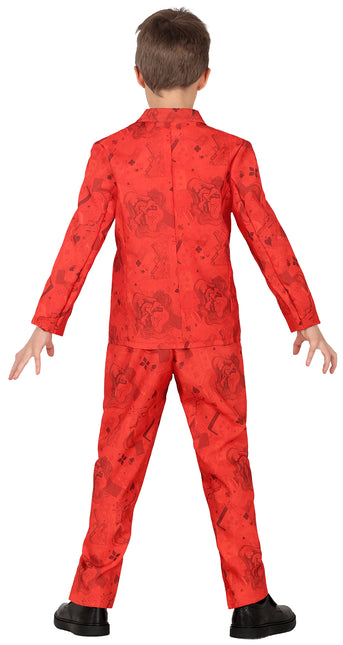 Costume di Halloween da ragazzo rosso