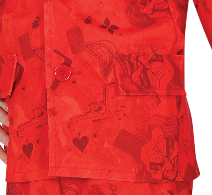 Costume di Halloween da ragazzo rosso