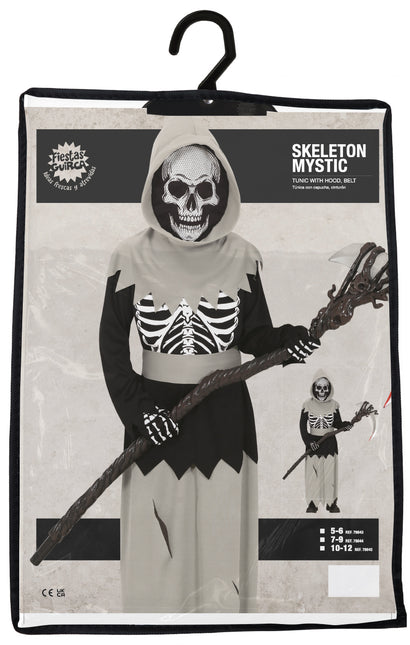 Costume Halloween Ragazzo Scheletro Mistico