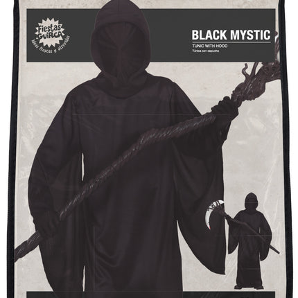 Costume Halloween Ragazzo Nero Mistico