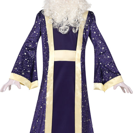 Costume di Halloween da mago per bambino