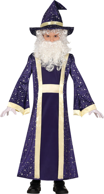Costume di Halloween da mago per bambino