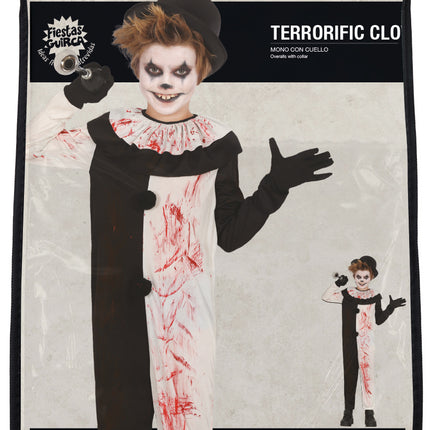 Costume di Halloween Ragazzo Orribile Clown
