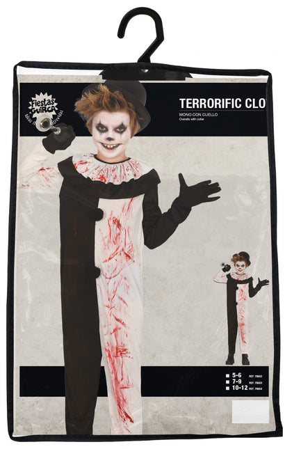 Costume di Halloween Ragazzo Orribile Clown