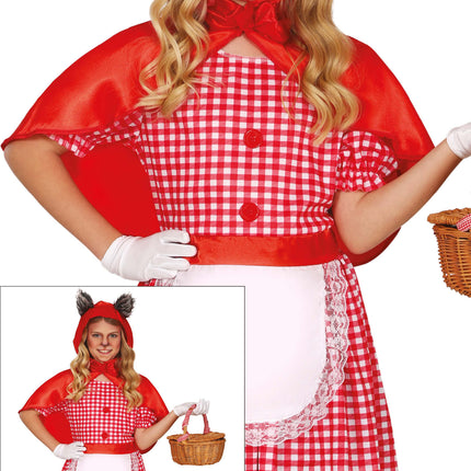 Costume Halloween Ragazza Cappuccetto Rosso Lupo