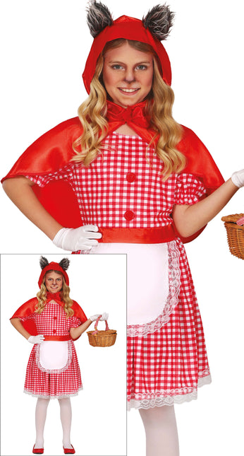 Costume Halloween Ragazza Cappuccetto Rosso Lupo