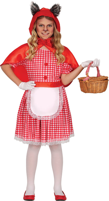 Costume Halloween Ragazza Cappuccetto Rosso Lupo