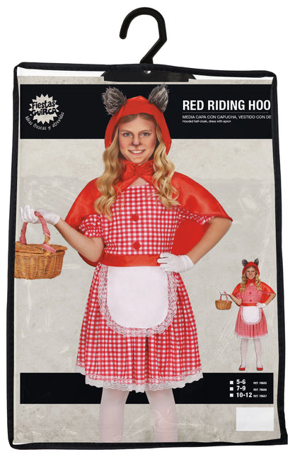 Costume Halloween Ragazza Cappuccetto Rosso Lupo