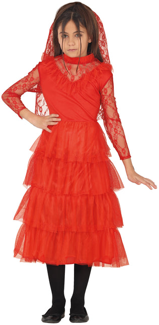 Vestito Halloween Ragazza Rossa