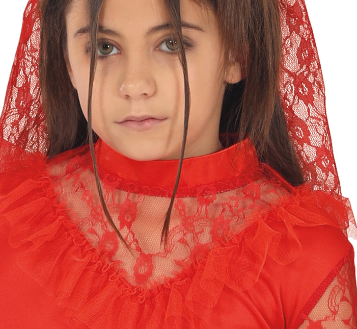 Vestito Halloween Ragazza Rossa
