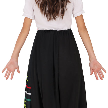 Vestito Dia De Los Muertos Ragazza Teschio