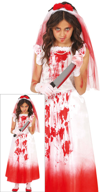 Vestito di Halloween Ragazza con sangue