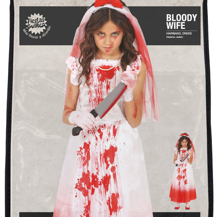 Vestito di Halloween Ragazza con sangue