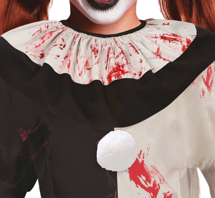 Vestito Halloween Ragazza Orribile Clown