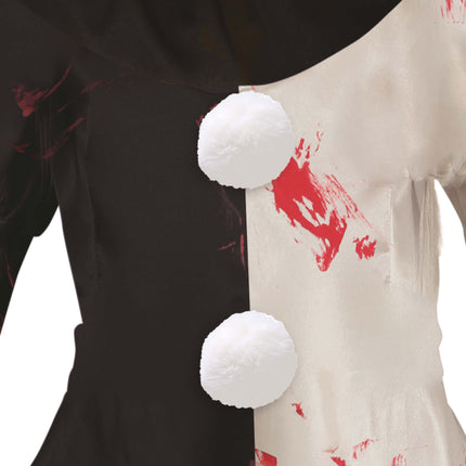 Vestito Halloween Ragazza Orribile Clown