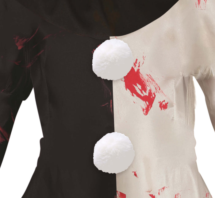 Vestito Halloween Ragazza Orribile Clown