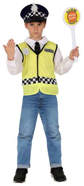 Tuta della polizia bambino 3 pezzi