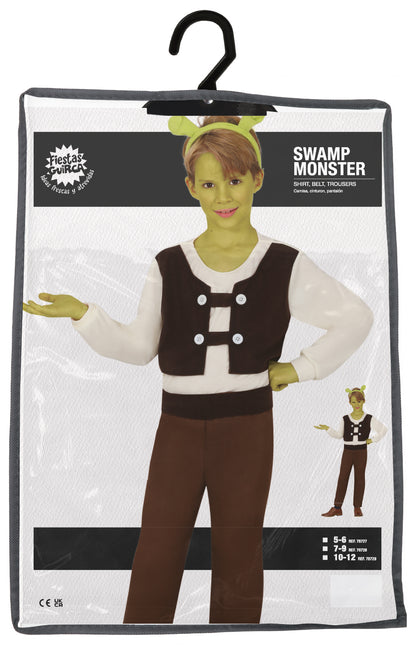 Costume da mostro della palude per bambino