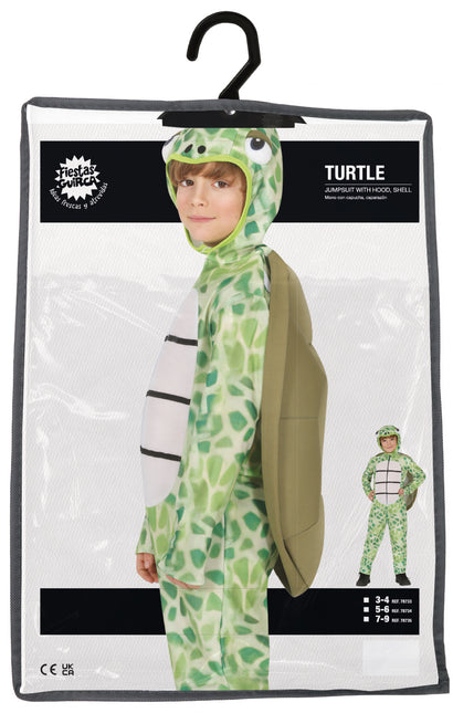 Costume da Tartaruga Ninja Verde Bambino