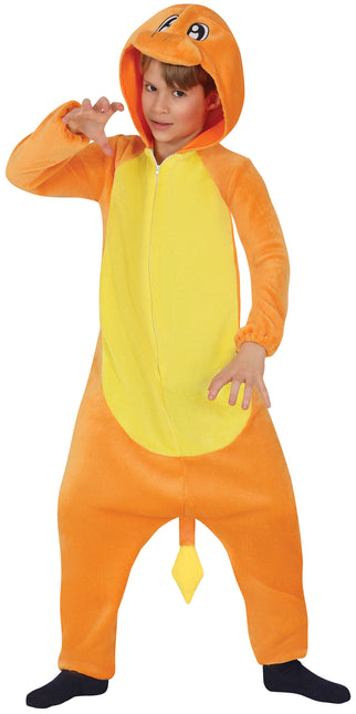 Costume da drago arancione per bambino