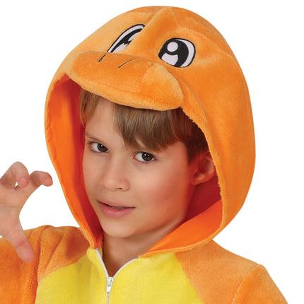 Costume da drago arancione per bambino