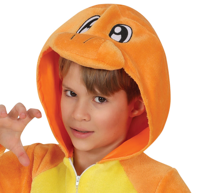 Costume da drago arancione per bambino