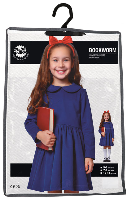 Costume da scolaretta bambina topo di biblioteca
