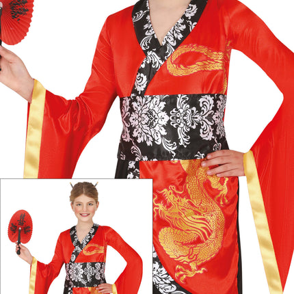 Costume da bambino cinese 2 pezzi