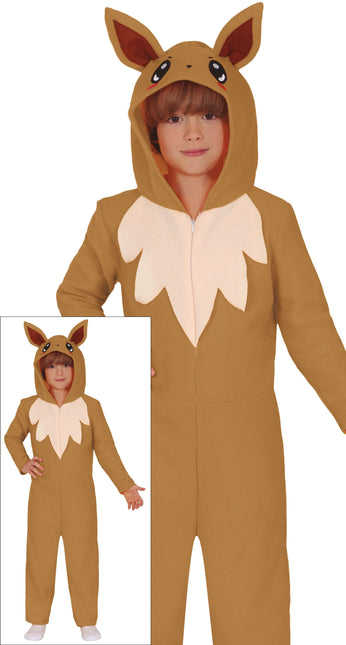 Onesie Fox Marrone Beige Bambino