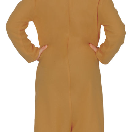 Onesie Fox Marrone Beige Bambino