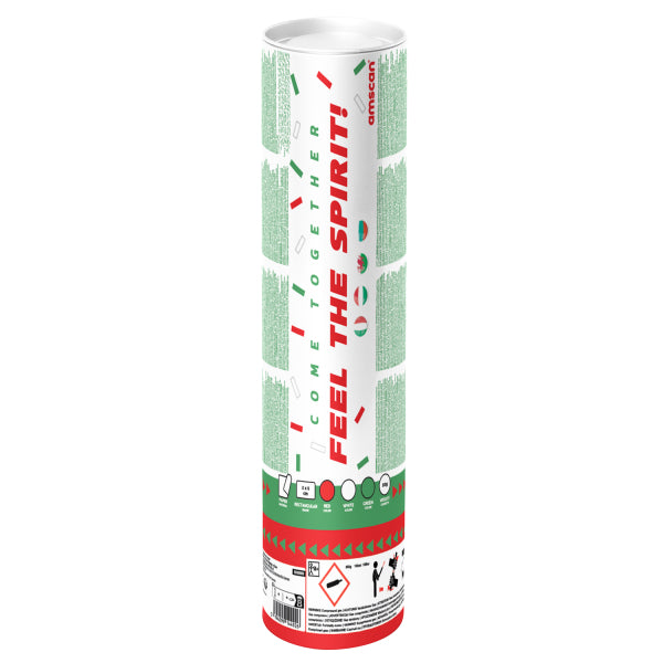 Coriandoli di carta verde bianco rosso