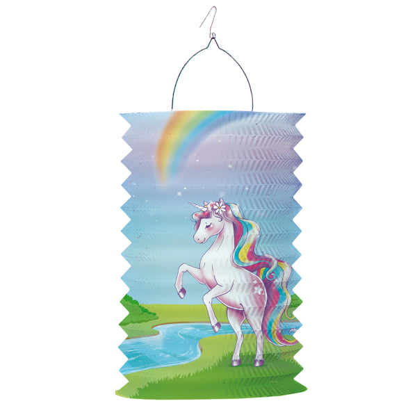 Unicorno Lampione Colorato 28cm