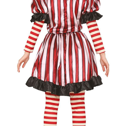 Costume di Halloween da clown dell'orrore per donna