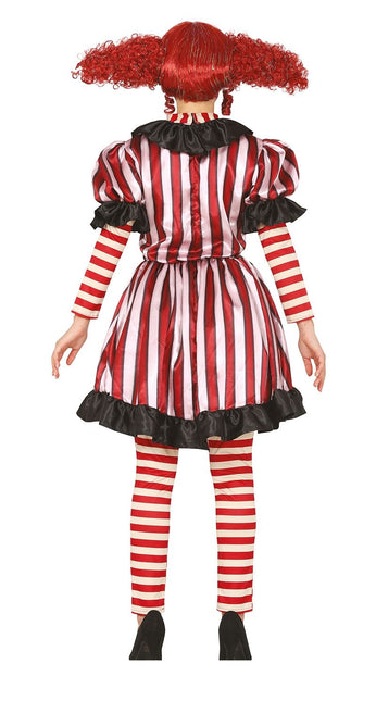 Costume di Halloween da clown dell'orrore per donna