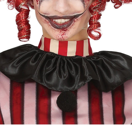 Costume di Halloween da clown dell'orrore per donna