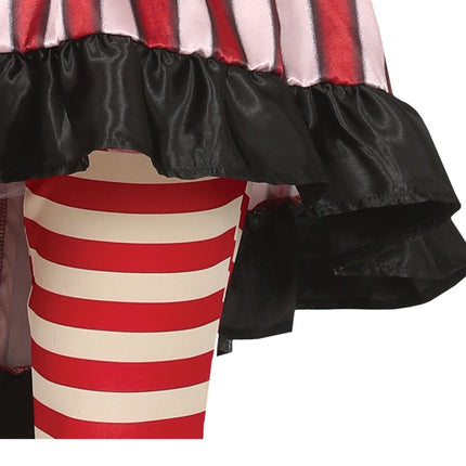 Costume di Halloween da clown dell'orrore per donna