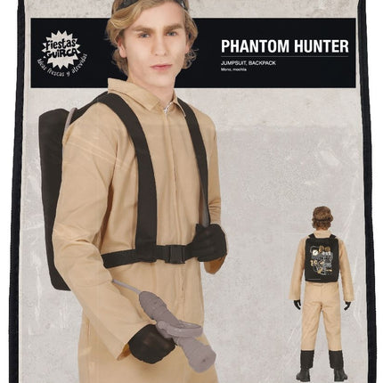 Costume di Halloween da cacciatore di fantasmi per uomo