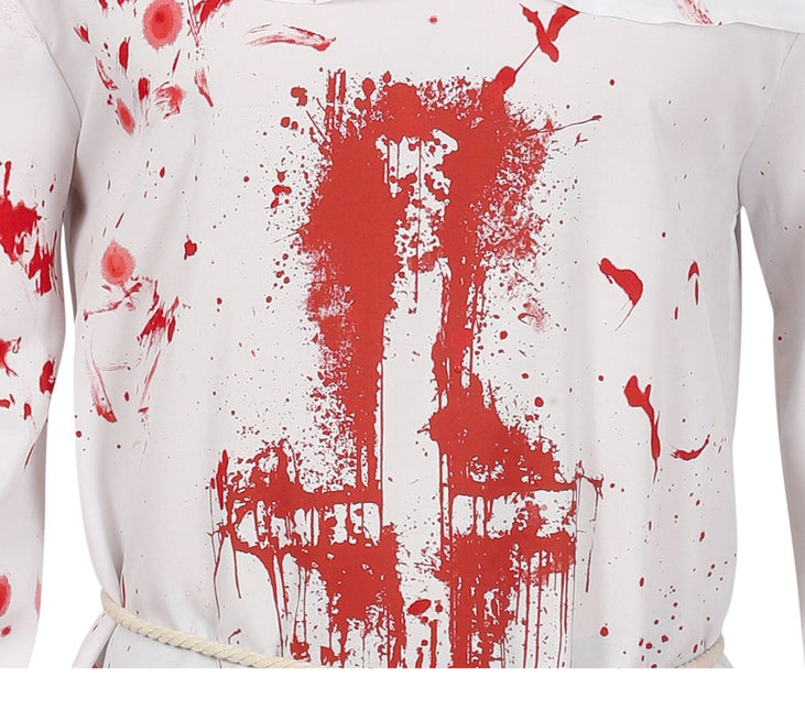 Costume di Halloween da monaco da uomo, sanguinario L