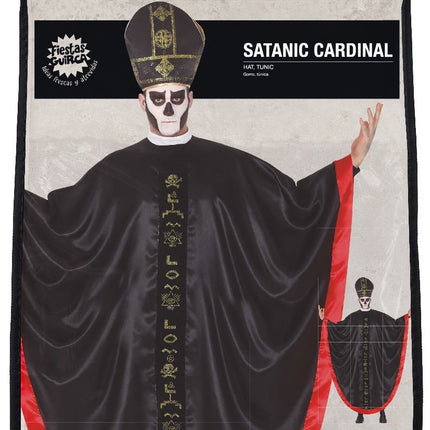 Costume Satana Halloween Uomo Nero