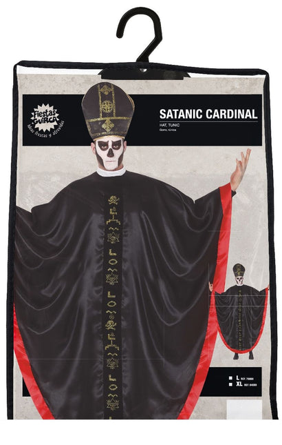 Costume Satana Halloween Uomo Nero