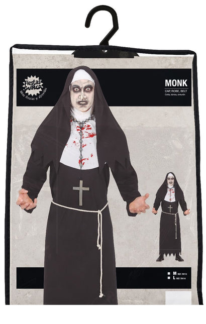 Costume di Halloween da monaco per uomo